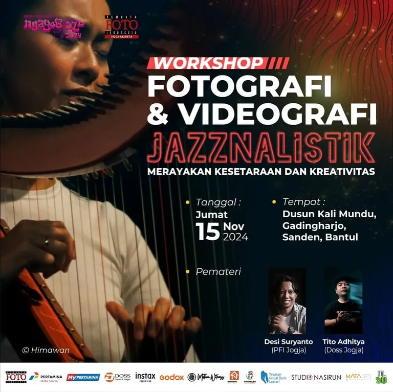 Poster Workshop JAZZNALISTIK Fotografi & Videografi